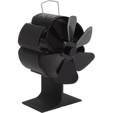 Ventilador de estufa de aleación de aluminio resistente a altas temperaturas con 6 aspas resistentes al calor. (1/5)