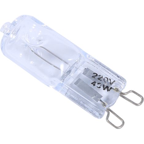 Lot de 10 ampoules halogènes G9 40W JCD verre transparent durable économiques 220V pour éclairage (1/5)