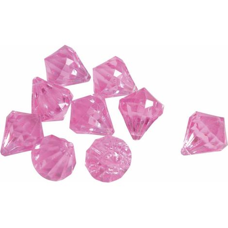 Pierres Déco "Diamants" 100gr Rose