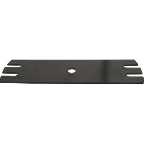 Lame Bordure - Acier - Longueur 229 mm - Alésage 12,70 mm - Épaisseur 2,7 mm - Pour Débroussailleuse MTD - 1 Pièce (1/2)