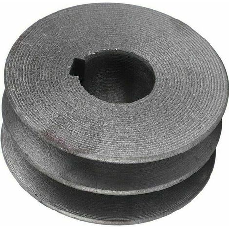 Puleggia metallica a doppia gola, motocicletta, ruota da officina, ruota sincronizzatrice, diametro esterno 72 mm, diametro interno 24 mm, spessore 8 mm