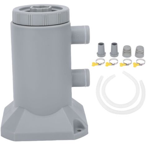 Pompe de Filtration pour Piscine avec Cartouche et Outils de Nettoyage Adaptés aux Petites Piscines 120V