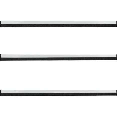 KOTARBAU® 3 pièces Joint Bas de Porte - PVC - 100 cm - Blanc - Brosse Bas de Porte Automatique  - Joint de Battant D'entrée - Protection Contre le Vent et Les Insectes - Facile À Installer (1/5)
