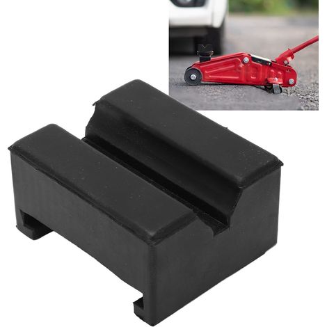 À vendre : un patin en caoutchouc universel à fente carrée pour cric, un adaptateur de support de cric, un protecteur de rail de guidage de châssis et un patin de protection pour soudage. (1/5)