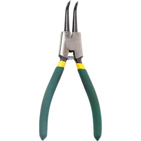 Pince à Circlips Intérieurs Coudée 7 Pouces Acier Carbone, Ressorts Durables Poignées Antidérapantes Antirouille Anti-flexi Cuneary (1/5)