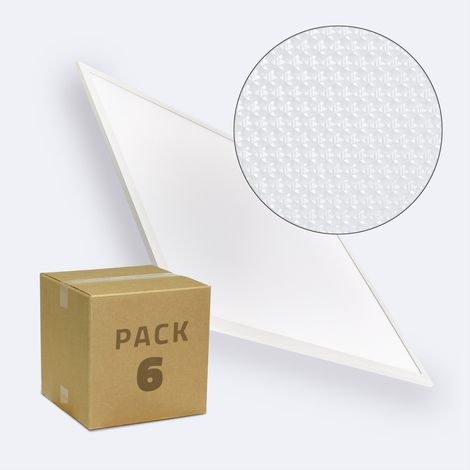 6er Pack LED Panele 62x62 140lm/W 36W Mikroprismatisch UGR19 ohne Treiber No Flicker 3000K Warmweiß 6er-Pack (1/5)