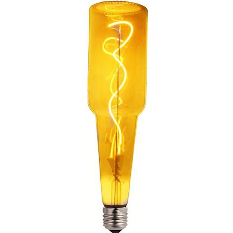 IluminaShop - Bombilla LED Botella Filamento E27 4W Ambar Blanco Calido 2300K (1/2)