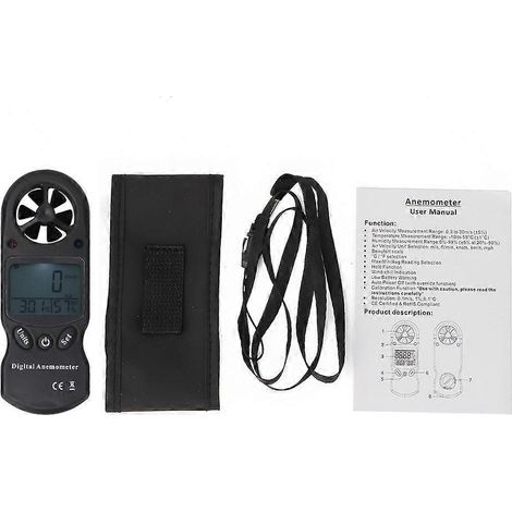 TL-300 3-in-1 Mini-Hand-Multifunktions-Digitalthermometer, Hygrometer und Anemometer