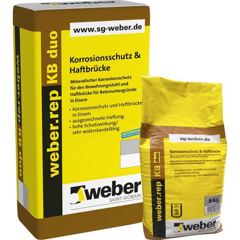 weber.rep KB duo Korrosionsschutz & Haftbrücke 5 kg (1/4)