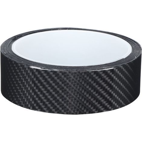 Film of protection in Fiber of carbon black, self-adhesive anti-scratches for edge of door of car (3cm x 3 meters) (1/5)