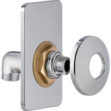 Attacco universale per WC maschio da 1/2" a 3/8". (1/4)