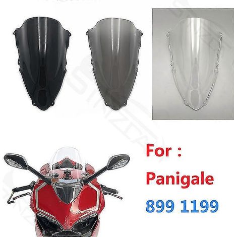 Déflecteur de vent transparent pour pare-brise de moto Ducati Panigale 899/1199 (modèles 2011 à 2015) (1/5)