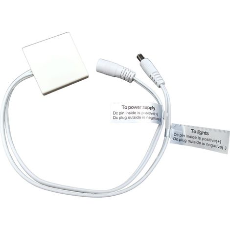 Jandei - Gradateur à intensité variable en surface/caché tactile 12/24 V DC 48 W-96 W interrupteur et variateur (1/3)