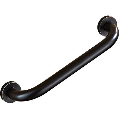 Schwarzer 50 cm langer Haltegriff für Badezimmer, Tragfähigkeit 200 kg, rutschfest, für seniorengerechte Toiletten. (1/5)