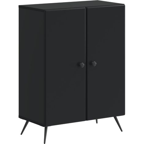 Badezimmer Aufbewahrungsschrank BREDA Schwarz 59,5 x 31 x 80 cm vidaXL (1/5)