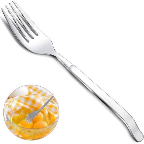 Tenedor gigante de acero inoxidable para machacar alimentos，apto para lavavajillas，resistente al calor para hornear y remover (1/2)