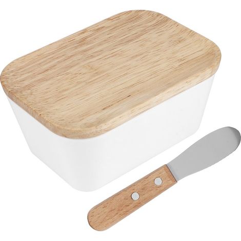 Boîte à Beurre Multifonction avec Couteau à Tartiner - Accessoire de Cuisine pour 250g (250ml) (1/5)
