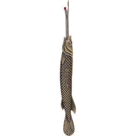 Découseur rétro raffiné, en alliage de zinc et acier, un outil pratique pour retirer les fils à coudre, couleur bronze. (1/5)