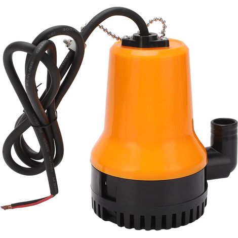 Pompe à eau submersible, pompe CC Apport d'eau de 25 mm 3 à 5 m de décharge de tête grande pompe submersible électrique pour l'irrigation agricole (DC24V) (1/5)