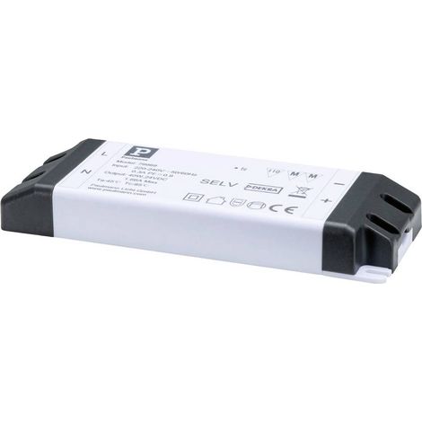Paulmann 79969 Power Supply 24V DC 40VA IP20 Generatore di tensione costante LED 40 W (max) 1.66 A 24 230 V (L x A x P)
