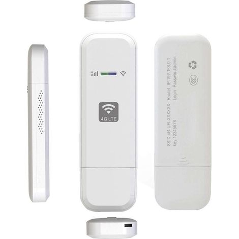3 routeurs modem LTE LDW931, dongle WiFi 4G avec carte SIM, interface utilisateur WiFi mobile portable, Plug and Play, compatibles avec l'Europe, la Corée du Sud et la Russie. (1/3)