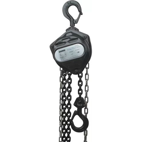 PARANCO A CATENA MAURER MANUALE 500KG CE ALTEZZA MASSIMA 2,5MT