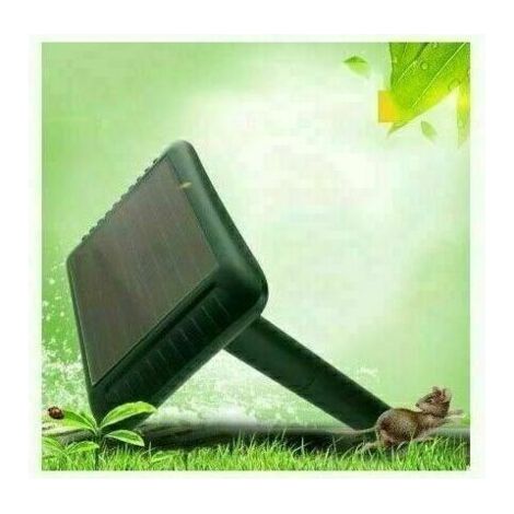 Lot de Répulsif Taupe Solaire Répulsif, Ultrason Mole Chasse Taupe Solaire Intelligent Combine Sons et Dispositif étanche de Charge Solaire pour Jardins Extérieurs Pelouse. (1/3)