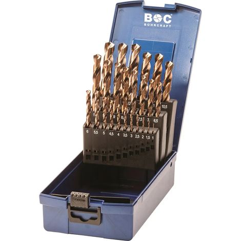 Punta per trapano Craft din 338 hss-e co5 25 pezzi resistente