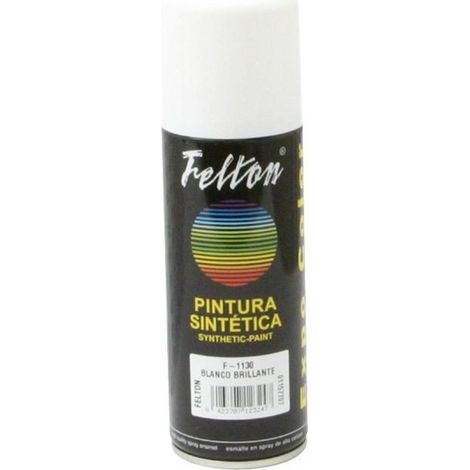 FELTON spray pintura oro cromo 200ml oro brillo , SPRAY PINTURA ORO CROMO 200ml - FeltonEl Spray Pin