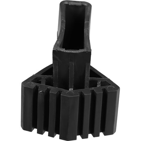Cuscinetti protettivi antiscivolo per scale, set da 4, neri (1/5)
