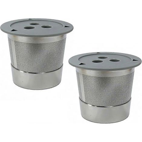 2 réutilisable café dosette pour Ninja acier inoxydable K tasses 3 trous café filtres pour Ninja cafetière CFP201 CFP301 (1/5)