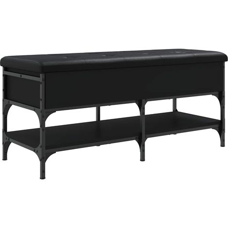 Banc à chaussures - Meuble à chaussures noir 102x42x45 cm bois d'ingénierie fr8709 - Maison La Vie (1/5)