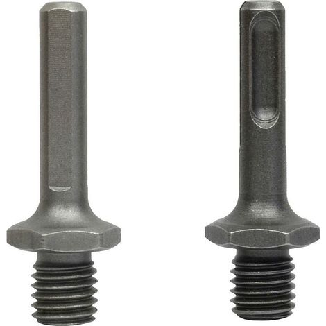 2 Pièces Adaptateur M14 Filetage Mâle à SDS Plus Femelle et triangle Femelle pour Meuleuse Perceuse Forage (1/4)