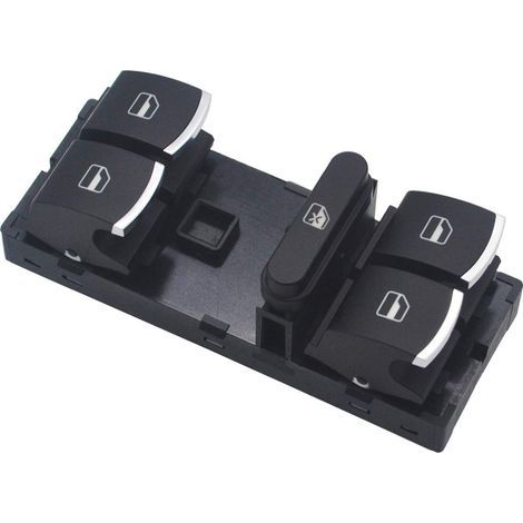 Interrupteur Commande Leve Vitre Bouton électrique pour Fenêtre 5ND959857 pour Jetta Golf Polo Passat Caddy T-iguan Touran 5K4959857 (1/5)