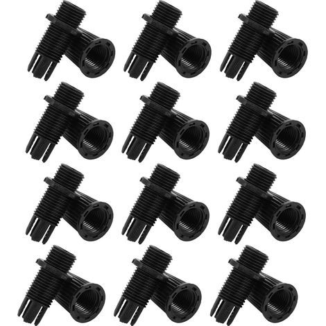 200 Pièces Clips Câbles en Plastique Noir Solide, Presse-étoupes Anti-desserrage pour Fixation et Protection des Câbles Électriques Éclairage Suspendu DIY (1/5)