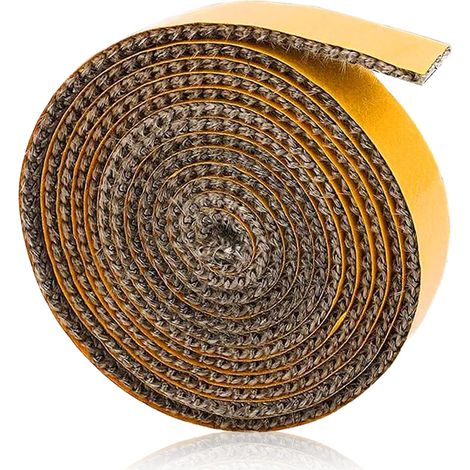 Bande Joint Insert Cheminée, Joint de Cheminée Autocollant, 3mm x 15mm x 3m Joint Fibre Verre Plat Joint de Poêle à Bois pour Poêle de Cheminée, Porte de Cheminée (1/5)
