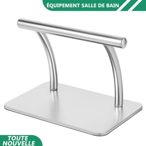 WAOBDLA 3018cm repose-pied 201 en acier inoxydable repose-pied rectangulaire pour les salons de coiffure de beauté, barbiers (1/5)