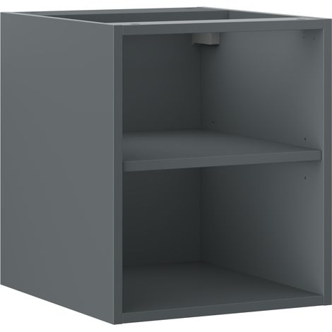 Mexen Box-A armario abierto con estante 40 cm, grafito mate - 91AX2-0400-470-0-66 (1/4)