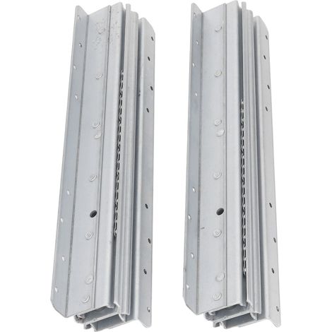 1 paire de glissières de tiroir argentées à montage sous plan, charge maximale de 120 kg (265 lb), rail de guidage inférieur coulissant de 1000 à 1900 mm (1/5)