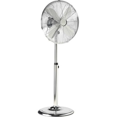 Standventilator 40 cm, Metall, 3 Geschwindigkeitsstufen, oszillierend, verstellbar