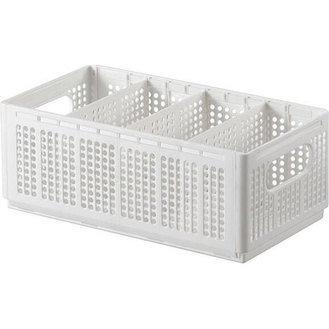 ZVD Armoire à compartiments Boîte de rangement pour vêtements Séparateur de rangement pliable pour pantalons 4 grilles (1/4)