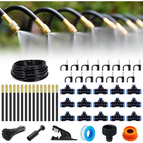 Système D'irrigation Jardin,Kit D'irrigation Goutte 15M,Kit Arrosage Automatique,kit Arrosage Goutte à Goutte,Système D'irrigation Automatique de Jardin à 360 °,pour Plantes de Jardin (1/5)