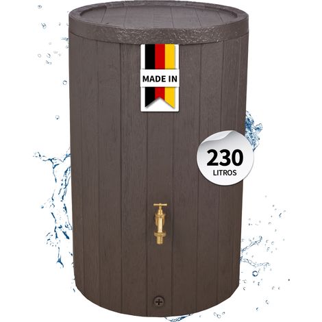 GARANTIA TIMBER depósito de lluvia 230 L marrón (1/5)