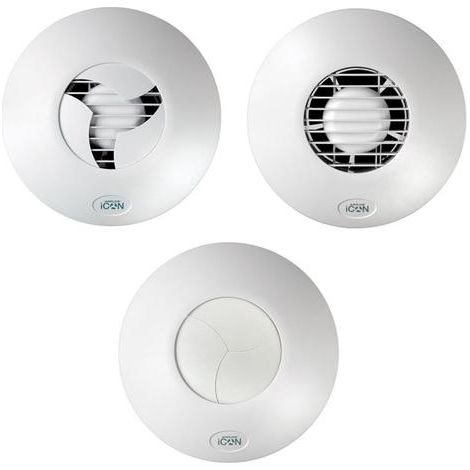 Airflow iCON 15 Kleinraum-Ventilator 68m³/h 230V NW 100 weiß Abluftventilator (1/2)