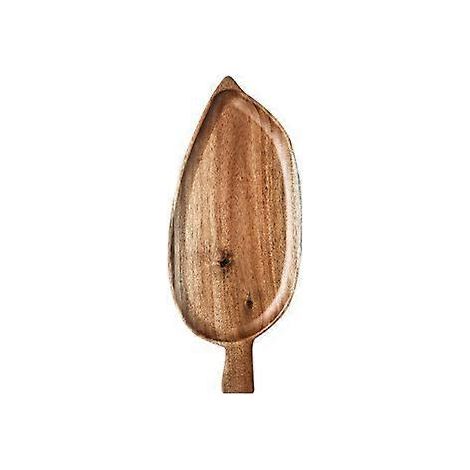 Holztablett in Blattform, Nachmittagstee-Tablett, Sushi-Tablett, Dessert-Obsttablett, Speisetablett, wasserfest, klein