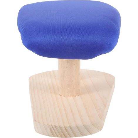 Housse pour Table à Repasser Stable Base en Bois Épais et Tissu Bleu, Planche à Repasser Portable pour Repassage à Domicile (1/5)