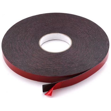 Ruban adhésif mousse thermique anti-chaleur pour arceau serre – Résiste jusqu'à 80°C – 25M x 1,9CM – Épaisseur 2MM en mousse PE (1/5)