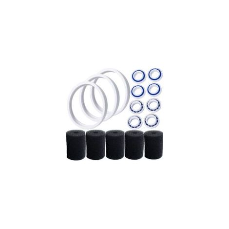 BUNTHAUS C10 Pneumatiques adaptables de rechange Compatible avec Polaris 180 280 360 380 Robot nettoyeur piscine avec C60 roulements à billes de roue et 9-100-3105 Épurateur de tuyau de balayage (1/3)