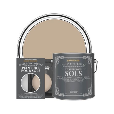 Peinture pour Sols Chalky - Caramel Salé (1/3)