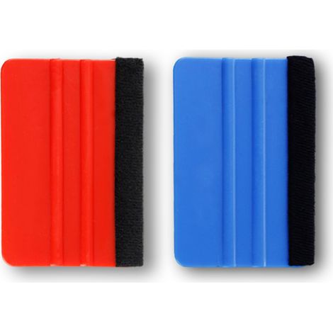 Lot de 2 raclettes avec Bord en Feutreraclette avec Bord Fibrepour Films Fenêtre et Films de Voiture, Film de Meubles, Film de fenêtre, Film teinté, Film adhésif. (1/5)